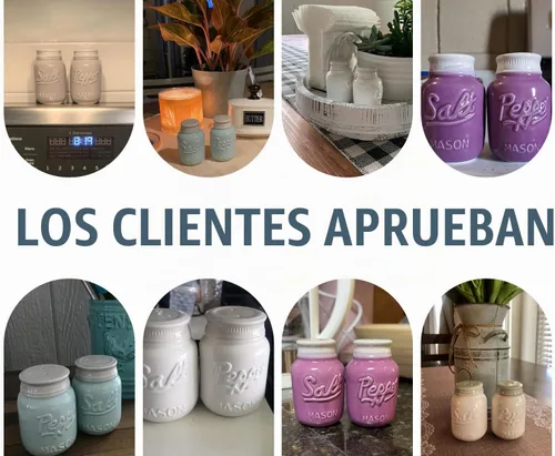 Vista 8 de Comfify - Salero y pimentero, diseño clásico de tarro, adorable jarro decorativo de estilo clásico, rústico, chic, hechos en cerámica resistente