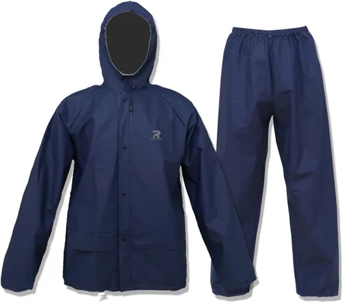 Vista 8 de Ultra-Lite Rain Suit for Men Women Waterproof Protective Rain Coat with Pants 2 Pieces Rain Gear