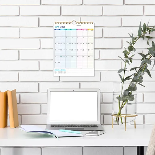 Vista 2 de Calendario de pared 2026-2027: úsalo ahora hasta junio de 2027, calendario de pared 2026-2027, 21 calendarios mensuales, 8.5 x 11 pulgadas