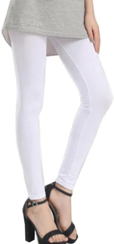 Vista 11 de TheFancyPumpkin Leggings deportivos de seda fría con protección UV para mujer