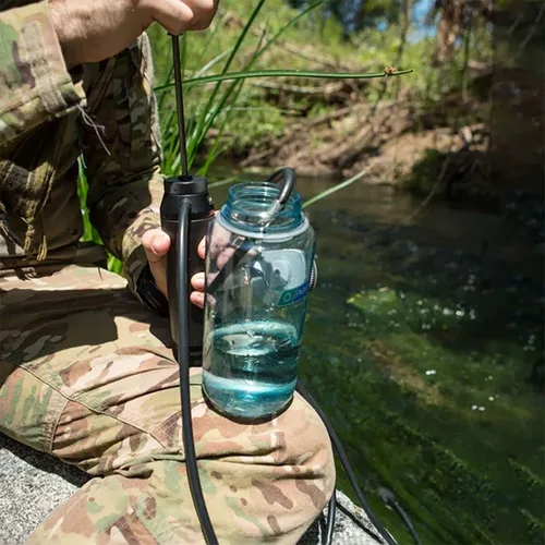 Vista 7 de Katadyn Filtro de agua de bolsillo para mochileros, campamento en grupo y preparación para emergencias Capacidad de 13,000 galones, garantía de 20