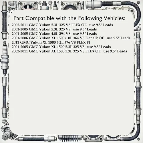 Vista 7 de DRAGON FIRE PERFORMANCE ALTO CALOR 500 Ohm por pie/ft. Serie Street, juego de cables de bujías de alto rendimiento para 1999-2017 Chevrolet GM Chevy