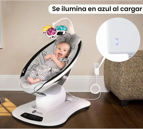 Vista 5 de Cable de alimentación de 10 pies para 4moms mamaRoo 4, cargador de 12 V 3A para columpio de bebé RockaRoo