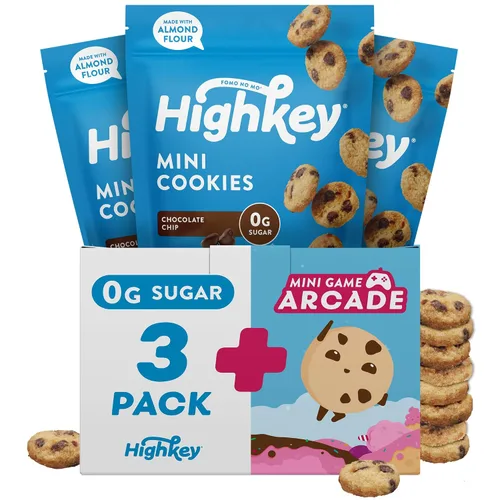 Vista 13 de HIGHKEY Galletas mini de azúcar y canela de harina de almendras de 2.25 onzas (paquete de 3)