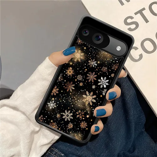 Vista 90 de Compatible con Google Pixel 4A 5G Mobile Case Creative Acrylic Panel trasero Silicona Protección Grip especialmente diseñado para Google Pixel 4A 5G