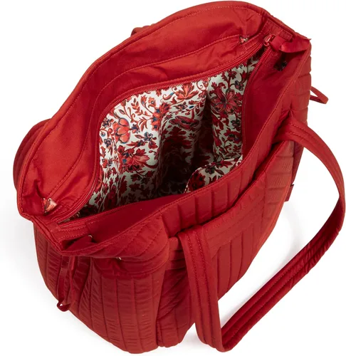 Vista 3 de Vera Bradley Bolso Glenna de algodón para mujer