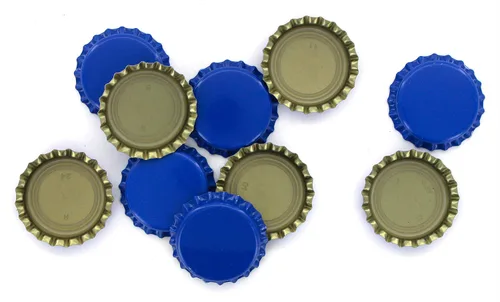 Vista 2 de Strange Brew - Tapa de corona de barrera de oxígeno azul FTUXRLO, para botellas de cerveza (paquete de 144)