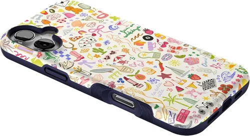 Vista 7 de Funda Casely para iPhone 16 Plus Todas Las Cosas Divertidas Diversión en Días Laborables Compatible con MagSafe Diseño Protector Audaz