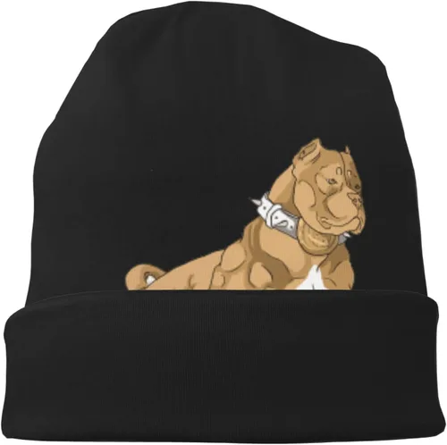 Vista 7 de American Bully - Gorro de punto para adulto, gorro de invierno cálido para hombre y mujer
