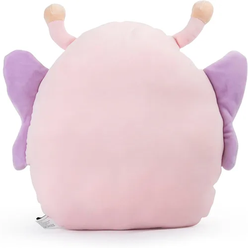 Vista 3 de KINREX Peluche de mariposa – Almohada colorida de abrazo, juguete suave y lindo para niños, niñas, niños, ideal para ocasiones especiales, mide 12