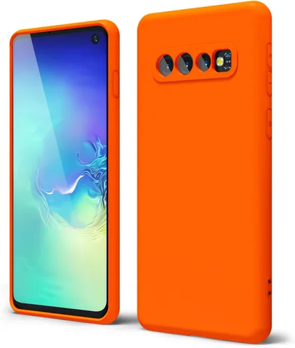 Vista 343 de oakxco Funda para teléfono Samsung Galaxy S8 de silicona líquida, delgada y fina de gel de goma suave TPU cubierta protectora simple llana