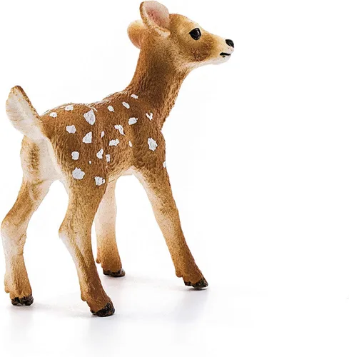 Vista 8 de Schleich Wild Life - Figura realista de ciervo de cola blanca auténtica y altamente detallada - Juguete de animal salvaje duradero para educación