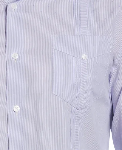 Vista 4 de Cubavera Camisa Guayabera de algodón de manga larga para hombre