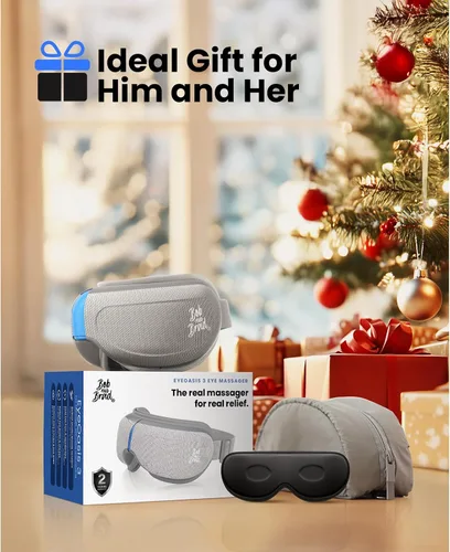 Vista 8 de BOB AND BRAD - Masajeador de ojos con calor y enfriamiento, máscara ocular EyeOasis 2 para migrañas, apta para FSA/HSA, masajeador facial térmico