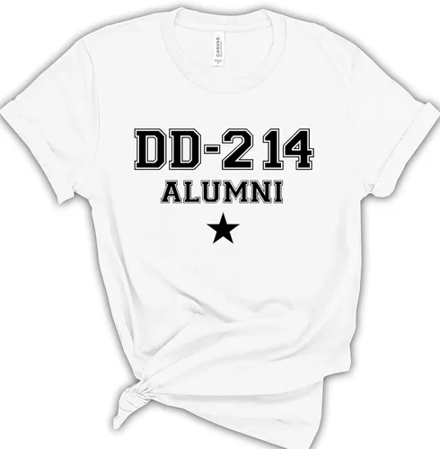 Vista 2 de DD-214 Alumni T-Shirt, Veterans Day T-Shirt, Army Shirt, American Flag Shirt, Men's Vintage Tee, Grandpa Shirt, Military T-Shirt of United States