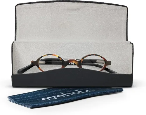 Vista 6 de eyebobs - Old Money Gafas de lectura prémium para hombres y mujeres Marco ovalado