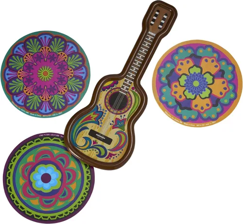 Vista 2 de Día de los Muertos Fiesta DecoSet® - Decoración para tartas