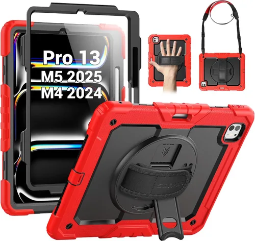 Vista 29 de SEYMAC Funda para iPad de 9ª/8ª/7ª Generación Estuche 10.2" 2021-2019, Funda Protectora de Cuerpo Completo Resistente a Prueba de Golpes de Servicio