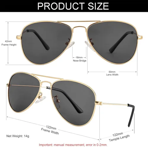 Vista 3 de Gafas de sol polarizadas para niños y niñas de 2 a 9 años 100 protección UV