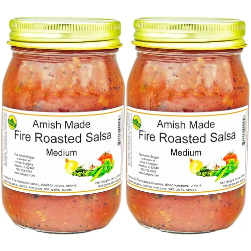 Vista 28 de Arndts Fudgery Amish Made Salsa Tarros de 2-16 onzas (manzana mediana)