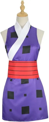 Vista 2 de Uzui Tengen - Disfraz de kimono para mujer, disfraz de cosplay de Suma Hinatsuru Makio para mujer