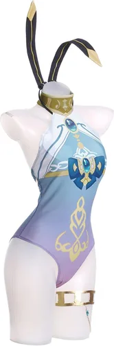 Vista 3 de Vibsion Disfraz de cosplay para mujer Genshin Conjunto completo