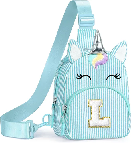 Vista 91 de YOOLIFE Regalos de cumpleaños para niñas y niños, bolsa de unicornio, Azul
