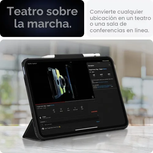 Vista 6 de Spigen Funda para iPad A16 de 11 pulgadas, 11ª generación (2025), funda para iPad de 10.9 pulgadas (2022), Ultra Hybrid Pro, funda protectora