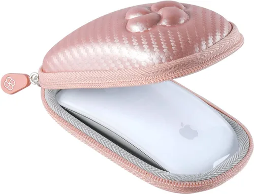 Vista 11 de Funda rígida compatible con Apple Magic Mouse (1, 2 y 3 generaciones), incluye mosquetón (negro)