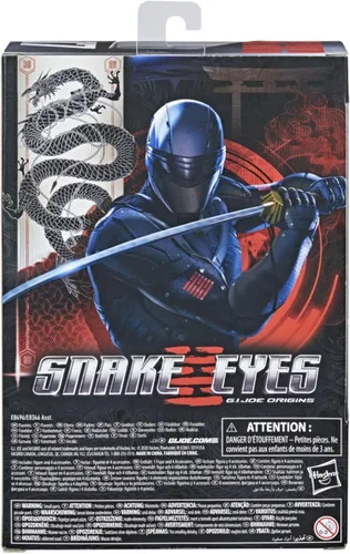 Vista 3 de G.I. Joe Serie clasificada Snake Eyes: G.I. Joe Origins Storm Shadow Figura de acción 17, juguete de escala premium de 6 pulgadas con paquete