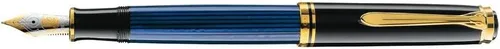 Vista 2 de Pelikan Pluma estilográfica Premium M800 B Plume Noir/Azul Negro/Azul