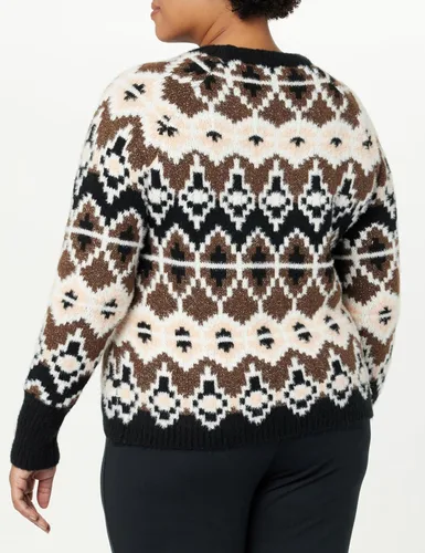 Vista 6 de The Drop Jersey Valeria Fairisle para mujer