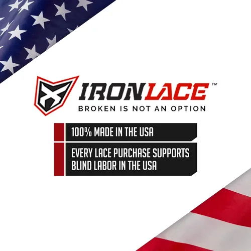 Vista 9 de IRONLACE Unbreakable Round Bootlaces - Indestructible, Waterproof & Fire Resistant Boot & Shoe Laces