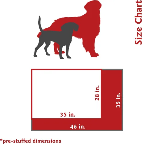 Vista 4 de Majestic Pet Cama rectangular grande lavable – Cama antideslizante y cómoda para mascotas – Cama para perros – Cama para perros – Cama para perros