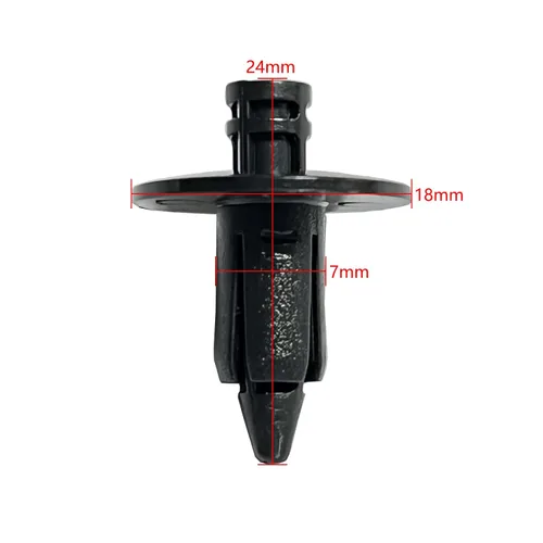 Vista 2 de Juego de 20 remaches de plástico de 0.27 pulgadas para guardabarros, parachoques de nailon, compatibles con YAMAHA YZF R25 R3 R1 R6 FZ6R FZ6N FZ07