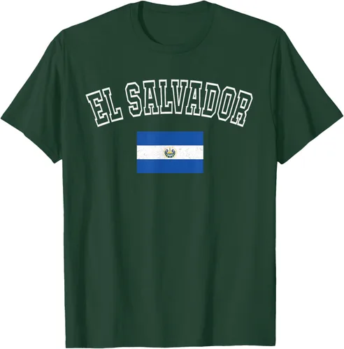 Vista 65 de Camiseta vintage con diseño de la bandera de El Salvador