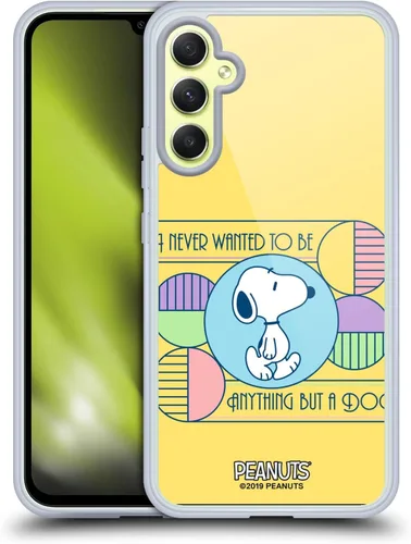 Vista 240 de Head Case Designs Snoopy Deco Dreams - Funda de gel con licencia oficial de Peanuts Blue Pattern [protección de grado militar] compatible con Google