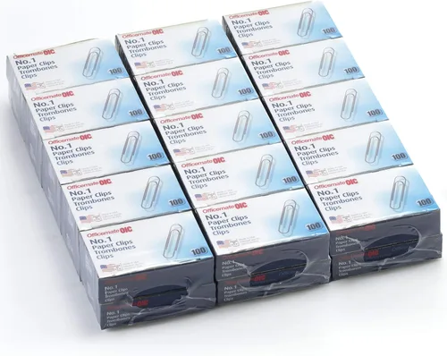 Vista 8 de Paquete de 10 cajas de 100 clips., Plateado Paquete de 10