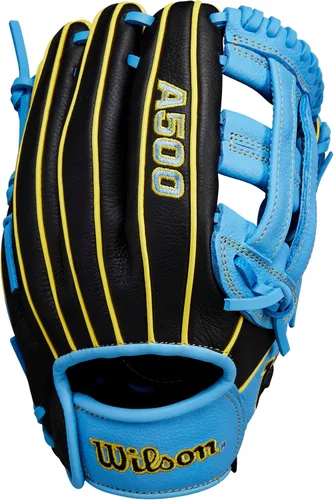 Vista 2 de Wilson A500 Adult + Youth Baseball Glove + Mitt Sizes 10.5" - 12.5" Right + Left Hand Throw Multiple Styles