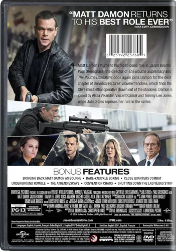 Vista 3 de Jason Bourne DVD