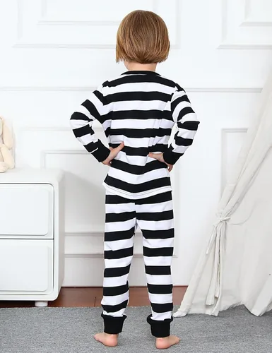 Vista 3 de A&J DESIGN Conjuntos de pijama de 2 piezas 100% algodón para niños pequeños y niños