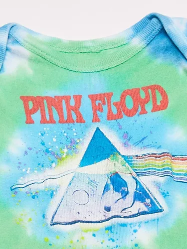 Vista 2 de Liquid Blue Baby-boys Pink Floyd Dark Side - Mameluco de pintura al óleo