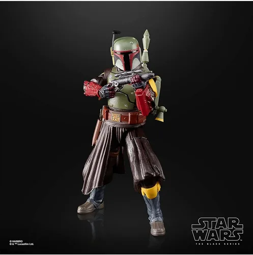 Vista 4 de STAR WARS The Black Series - Figura de Boba Fett (Salón del Trono), juguete de 15 cm, figura coleccionable de El libro de Boba Fett, para niños a