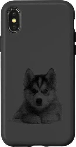 Vista 5 de Chic Husky Puppy for Dog Mom and Paw Parents Case for iPhone 16