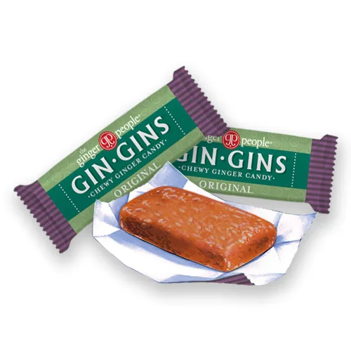 Vista 5 de The Ginger People, Gin Gins Chews - Bolsa de 2.1 onzas (paquete de 12), original, 25.2 onzas