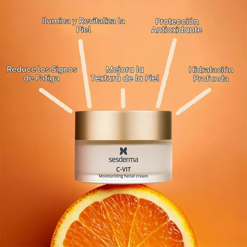 Vista 5 de Sesderma C-VIT Crema facial hidratante, 1.7 onzas líquidas (paquete de 1)