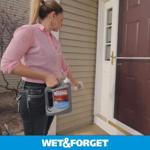 Vista 3 de Miss Muffet's Revenge Spider Killer, control de araña para interiores y exteriores, 64 oz. Listo para usar