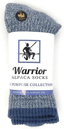 Vista 7 de Warrior Alpaca Socks - Todo el día - Todos los días - Forro de rizo - Acolchado - Calcetines multiusos - Unisex