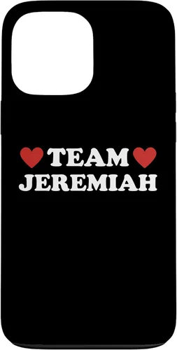 Vista 24 de Team Jeremiah I Love Jeremiah I Heart Jeremiah Case for iPhone 17