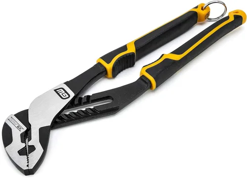 Vista 2 de GEARWRENCH Alicates de lengüeta y ranura de doble material Pitbull K9™ Tether Ready Straight Jaw de 10" - 82170CTH